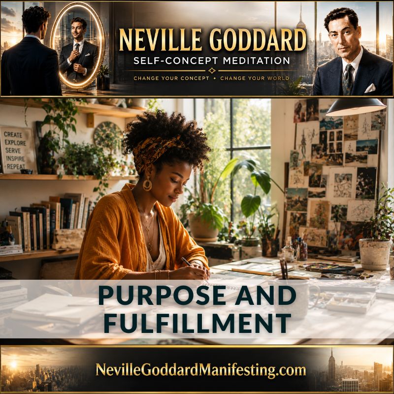 Neville Goddard Self-Concept Meditation: Purpose and Fulfillment thumbnail